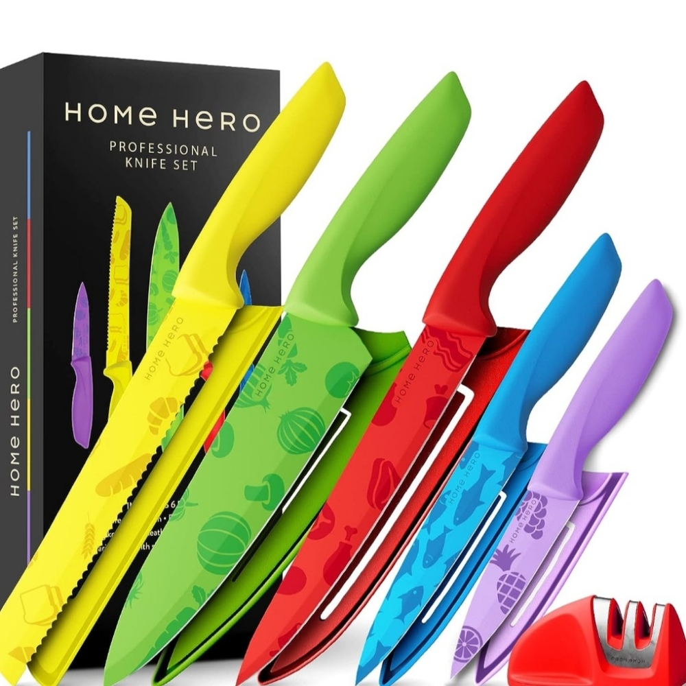 Kitchen Knife Set, Chef Knife & Kitchen Sashimi Knives - Ultra-Sharp High Carbon